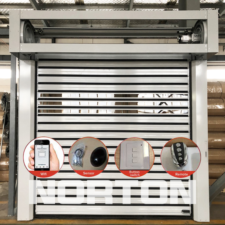 ¿Cuáles son las formas comunes de abrir la puerta de alta velocidad espiral de aluminio？