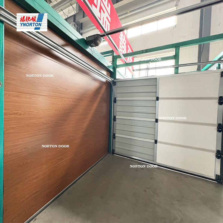Puertas de garaje seccionales de aluminio