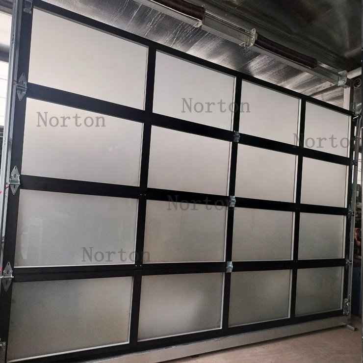 Puerta de cristal de vista completa