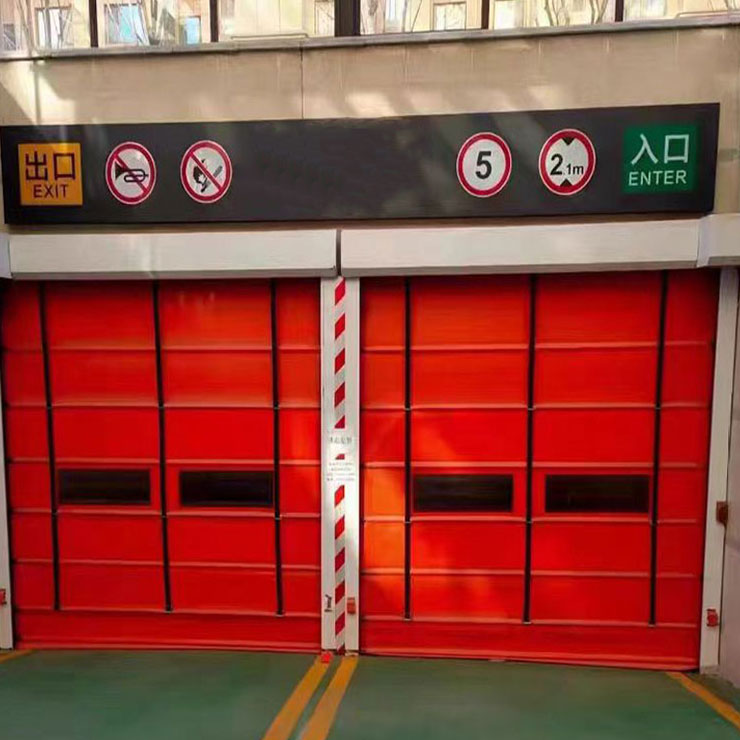 Puerta de apilamiento rápido de PVC