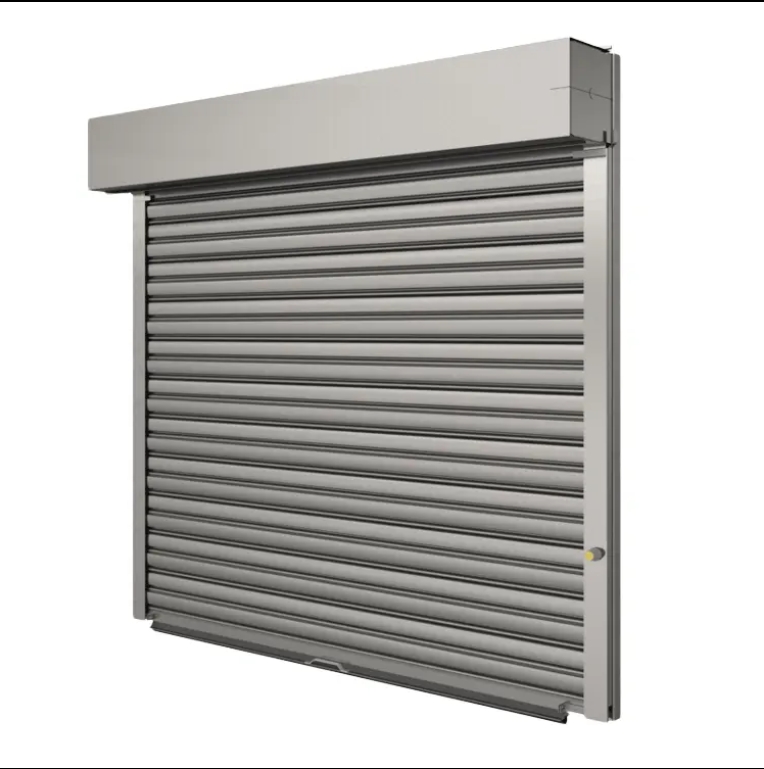 Puertas de obturador de rodillos de acero inoxidable para antirrobo